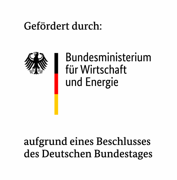Gef&ouml;rdert durch: Bundesministerium f&uuml;r Wirtschaft und Energie aufgrund eines Beschlusses des Deutschen Bundestages